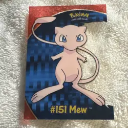 2000 Topps Pokemon TV Animation Clear Cards #PC7 MEW - Image 1