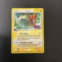 Pokemon Kabutops EX 9/110 Holon Phantoms Delta Species Holo Rare English Card - Image 1
