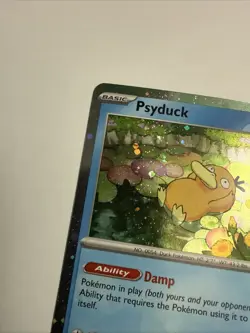 Pokemon TCG Psyduck Mega MEP Cosmo Holo 7 Pokemon Card NM - Image 5