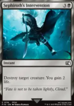 Sephiroth's Intervention Final Fantasy (FIN) 116 MTG Foil NM - Image 1