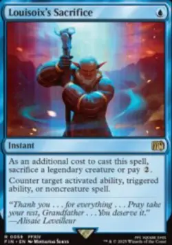 Louisoix's Sacrifice Final Fantasy (FIN) 59 MTG Foil NM - Image 1