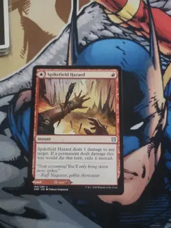 MTG Spikefield Hazard Spikefield Cave Zendikar Rising 166/280 Regular Uncommon - Image 1