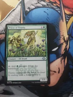 MTG -Priest of Titania #286 Modern Horizons 3 - Image 1