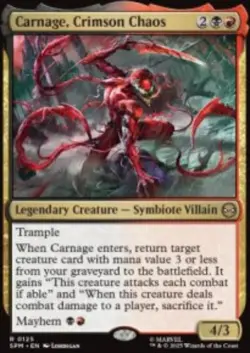 Carnage, Crimson Chaos SPM 125 MTG Regular - Image 1