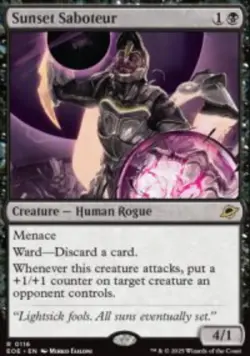 Sunset Saboteur Edge of Eternities EOE 116 MTG Regular NM - Image 1