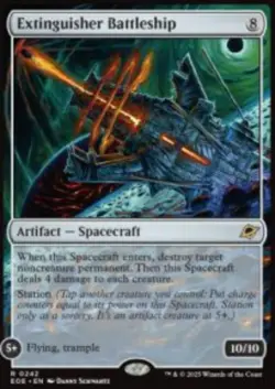 Extinguisher Battleship Edge of Eternities EOE 242 MTG Foil NM - Image 1