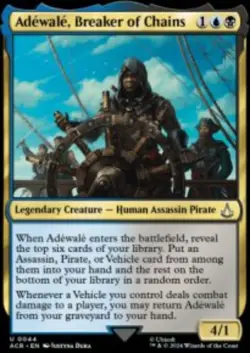 Adewale, Breaker of Chains Assassin's Creed (ACR) 44 MTG Foil NM - Image 1