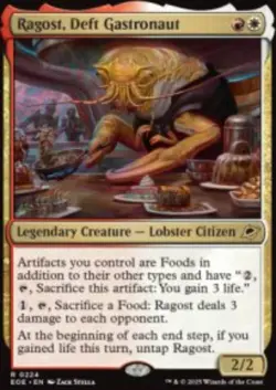 Ragost, Deft Gastronaut Edge of Eternities EOE 224 MTG Foil NM - Image 1