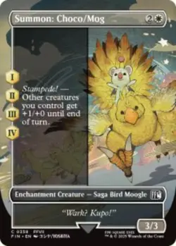 Summon: Choco/Mog Final Fantasy (FIN) 358 MTG Regular NM - Image 1