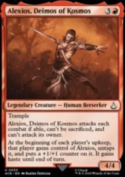 Alexios, Deimos of Kosmos Assassin's Creed (ACR) 33 MTG Reg NM - Image 1
