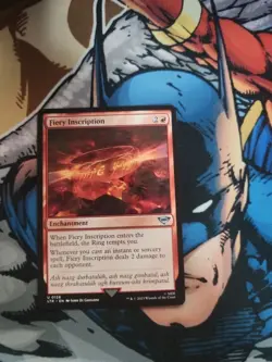 MTG Fiery Inscription The Lord of the Rings: Tales of Middle-earth 0126 Regular - Image 1