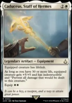 Caduceus, Staff of Hermes Assassin's Creed (ACR) 2 MTG Foil NM - Image 1