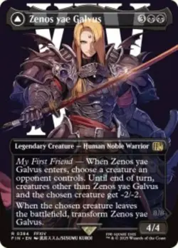 Zenos yae Galvus // Shinryu, Transcendent Rival (FIN) 384 MTG Regular NM - Image 1