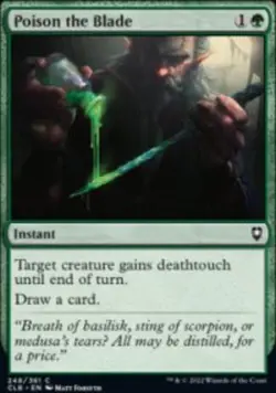 Poison the Blade CL: Battle for Baldur's Gate (CLB) 248 MTG Regular NM - Image 1