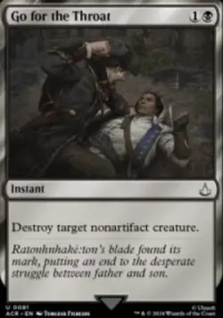 Go for the Throat Assassin's Creed (ACR) 91 MTG Reg NM - Image 1