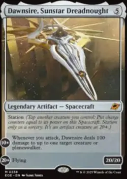 Dawnsire, Sunstar Dreadnought Edge of Eternities EOE 238 MTG Foil NM - Image 1
