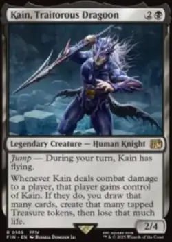 Kain, Traitorous Dragoon Final Fantasy (FIN) 105 MTG Regular NM - Image 1