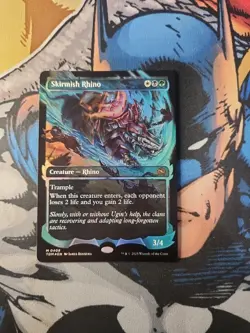 Skirmish Rhino (Showcase) FOIL TDM Tarkir: Dragonstorm NM - Image 2