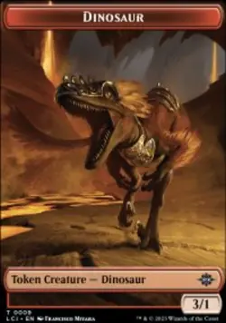 Dinosaur Token The Lost Caverns of Ixalan Tokens (TLCI) 9 MTG Regular - Image 1