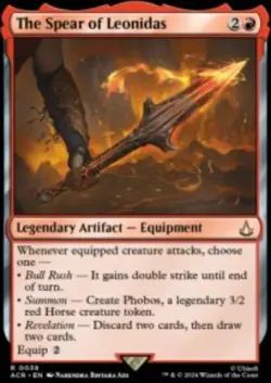 The Spear of Leonidas Assassin's Creed (ACR) 38 MTG Reg NM - Image 1
