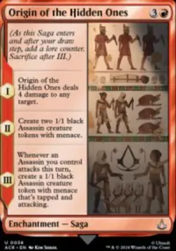 Origin of the Hidden Ones Assassin's Creed (ACR) 36 MTG Reg NM - Image 1