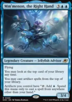 Mm'menon, the Right Hand Edge of Eternities EOE 68 MTG Regular NM - Image 1