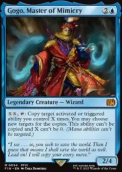 Gogo, Master of Mimicry Final Fantasy (FIN) 54 MTG Foil NM - Image 1