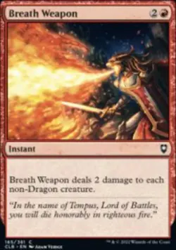 Breath Weapon CL: Battle for Baldur's Gate (CLB) 165 MTG Regular NM - Image 1