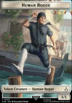 Human Rogue Token Assassin's Creed Tokens (ACR) 903 MTG Reg NM - Image 1