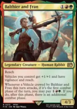 Balthier and Fran Final Fantasy (FIN) 213 MTG Regular NM - Image 1