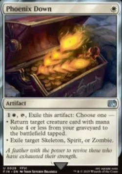 Phoenix Down Final Fantasy (FIN) 29 MTG Foil NM - Image 1