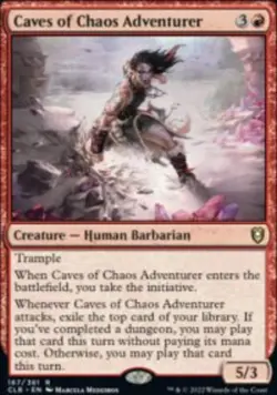 Caves of Chaos Adventurer CL: Battle for Baldur's Gate (CLB) 167 MTG Regular NM - Image 1