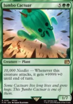 Jumbo Cactuar Final Fantasy (FIN) 191 MTG Regular NM - Image 1