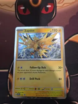 Pokemon Zapdos SVP 157 Scarlet & Violet Cosmos Holo Black Star Promo - Image 1