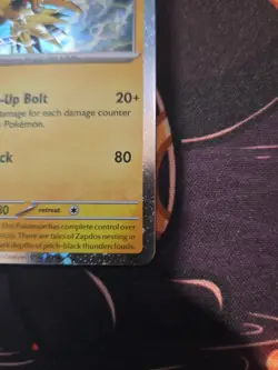 Pokemon Zapdos SVP 157 Scarlet & Violet Cosmos Holo Black Star Promo - Image 4