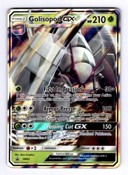 Golisopod GX - SM62 SM Promos #SM62 (2017) Promo Holo NM Pokemon - Image 1