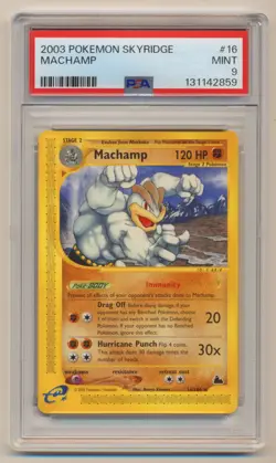 PSA 9 Pokemon Skyridge Rare Machamp 16/144 MINT Condition!! - Image 1