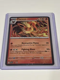 Flareon SVP 167 Cosmos Holo Black Star Promo Pokemon TCG Near Mint - Image 2