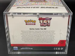 Pokemon 151 SV3.5 Booster Bundle Display Factory Sealed Case W/Acrylic Case - Image 3