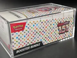 Pokemon 151 SV3.5 Booster Bundle Display Factory Sealed Case W/Acrylic Case - Image 4