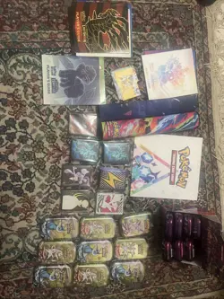 Pokemon TCG Playmats, Sleeves, Deck Prismatic Tune Sticker Coins Players Guides - Image 1