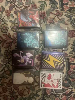 Pokemon TCG Playmats, Sleeves, Deck Prismatic Tune Sticker Coins Players Guides - Image 2