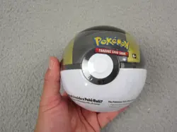 Pokemon Pokeball Tin Ultra Ball C21 Black Gold New Sealed TCG - Image 1