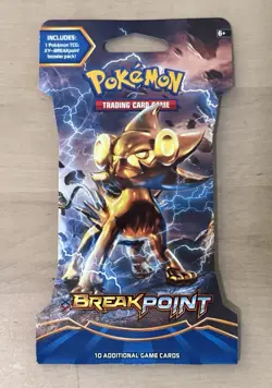 Pokemon TCG XY BreakPoint Sleeved Booster Pack Factory Sealed -Luxray Art - Image 1