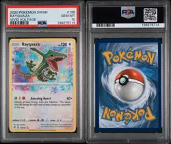 2020 Pokemon Sword & Shield Vivid Voltage #138 Rayquaza PSA 10 Gem Mint - Image 3