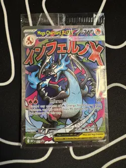 2025 Pokemon Mega Charizard X ex and MEP 23 Oricorio ex MEP 24 UPC Promo Sealed - Image 1