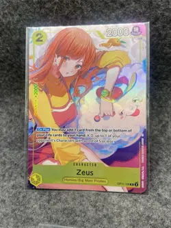 Zeus NAMI (OP11-106) Promo Bandai Card Games Fest 24-25 One Piece NM Sealed - Image 2