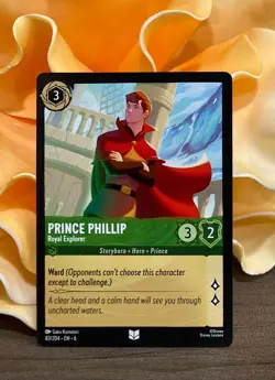 Disney Lorcana Azurite Sea ~ Prince Phillip - Royal Explorer - 83/204 - Image 1
