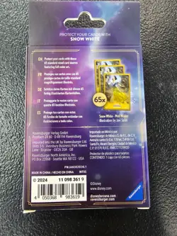 Ravensburger Disney Lorcana TCG 65 Card Sleeves Snow White New Sealed - Image 2