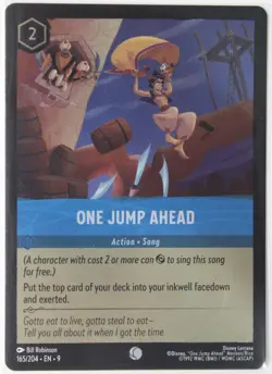 One Jump Ahead 165/204 C Foil NEW Disney Lorcana Fabled - Image 1